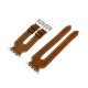 OptimuZ Premium Double Strap Leather Watch Band Strap for Apple Watch - 38mm Brown