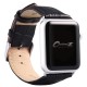 OptimuZ Premium Croc Leather Watch Band Strap for Apple Watch - 38mm Black