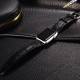 OptimuZ Premium Croc Leather Watch Band Strap for Apple Watch - 38mm Black