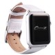 OptimuZ Premium Croc Leather Watch Band Strap for Apple Watch - 38mm White