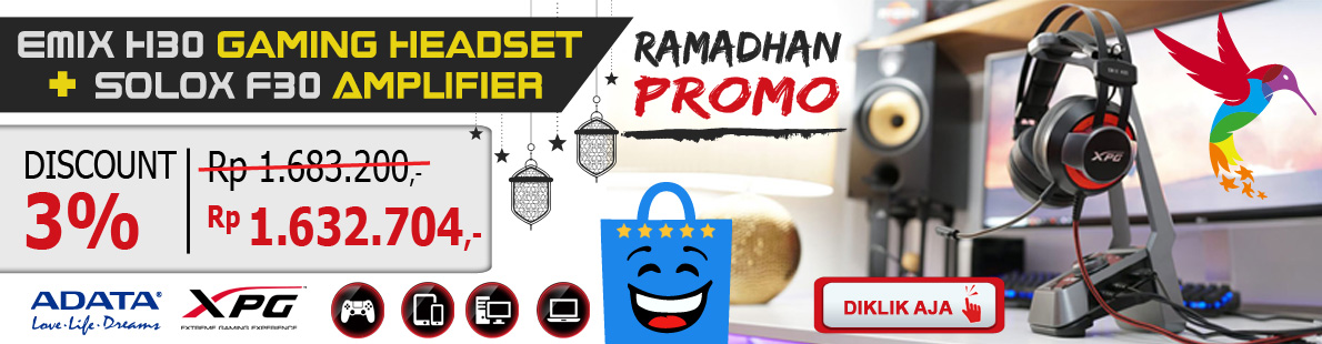 Ramadhan Sale DiKlikAja ADATA XPG Headset Gaming H30