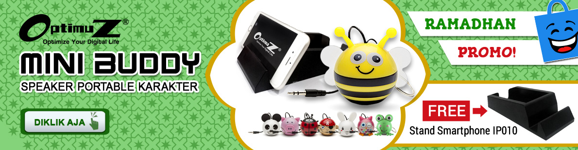 Ramadhan Sale DiKlikAja OptimuZ Mini Buddy Speaker Karakter