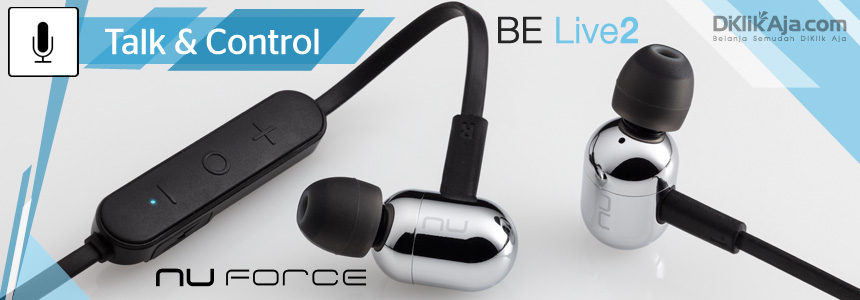 Controller Penggunaan Headset Earphone Optoma NuForce BE Live 2