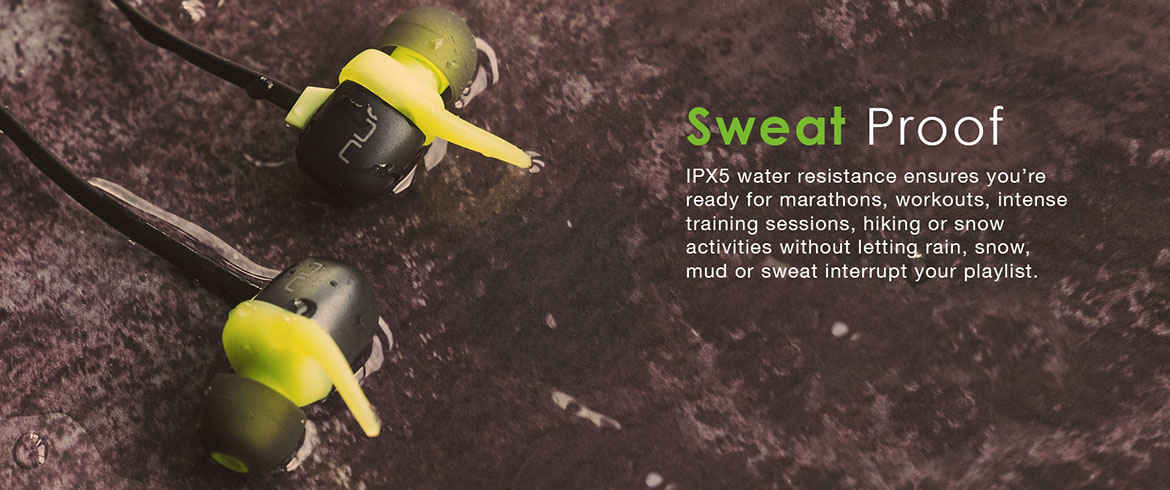 Optoma NuForce BE Sport 4 Premium Wireless Sport Earbuds