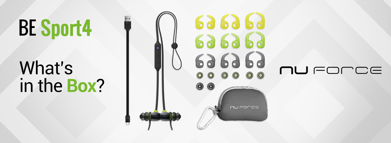Optoma NuForce BE Sport 4 Premium Wireless Sport Earbuds