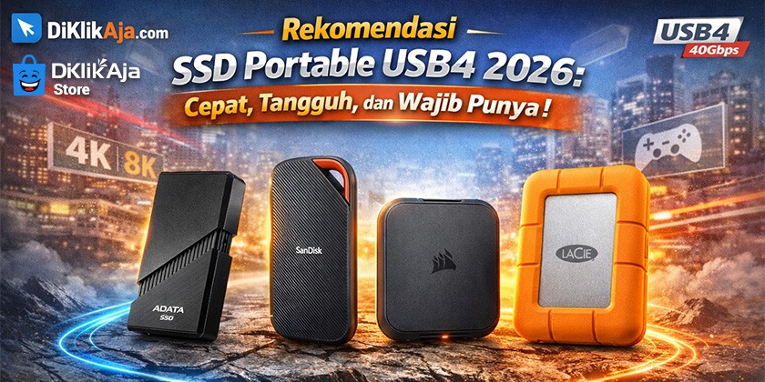 Rekomendasi SSD Portable USB4 2026: Cepat, Tangguh, dan Wajib Punya!