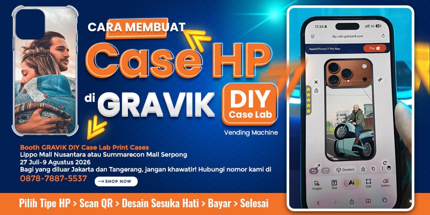 Mesin Bikin Casing HP Sendiri dari GRAVIK DIY CaseLab - Demo & Cara Pakai