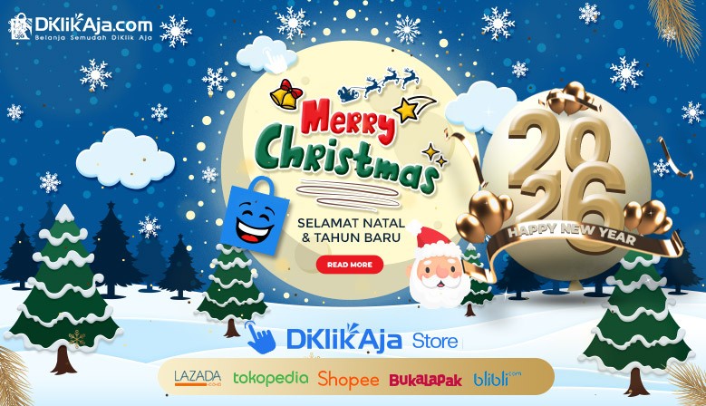 DiKlikAja.com Selamat Natal dan Tahun Baru 2026