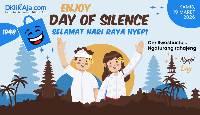 DiKlikAja.com Selamat Hari Raya Nyepi 2026