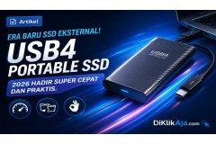 Era Baru SSD Eksternal! USB4 Portable SSD 2026 Hadir Super Cepat dan Praktis