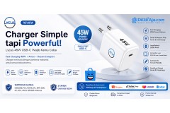 Charger Simple tapi Powerful! Lycus 45W USB-C Wajib Kamu Coba