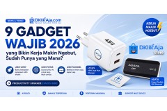 9 Gadget Wajib 2026 yang Bikin Kerja Makin Ngebut, Sudah Punya yang Mana?