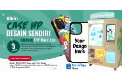 Bikin Casing HP Sendiri Cuma 3 Menit? Sekarang Bisa di Gravik DIY Case Lab, Hasilnya Bikin Nagih!